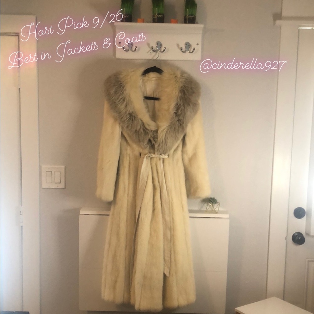 #12 💎REAL FUR Vintage Mink and Leather Coat 💎